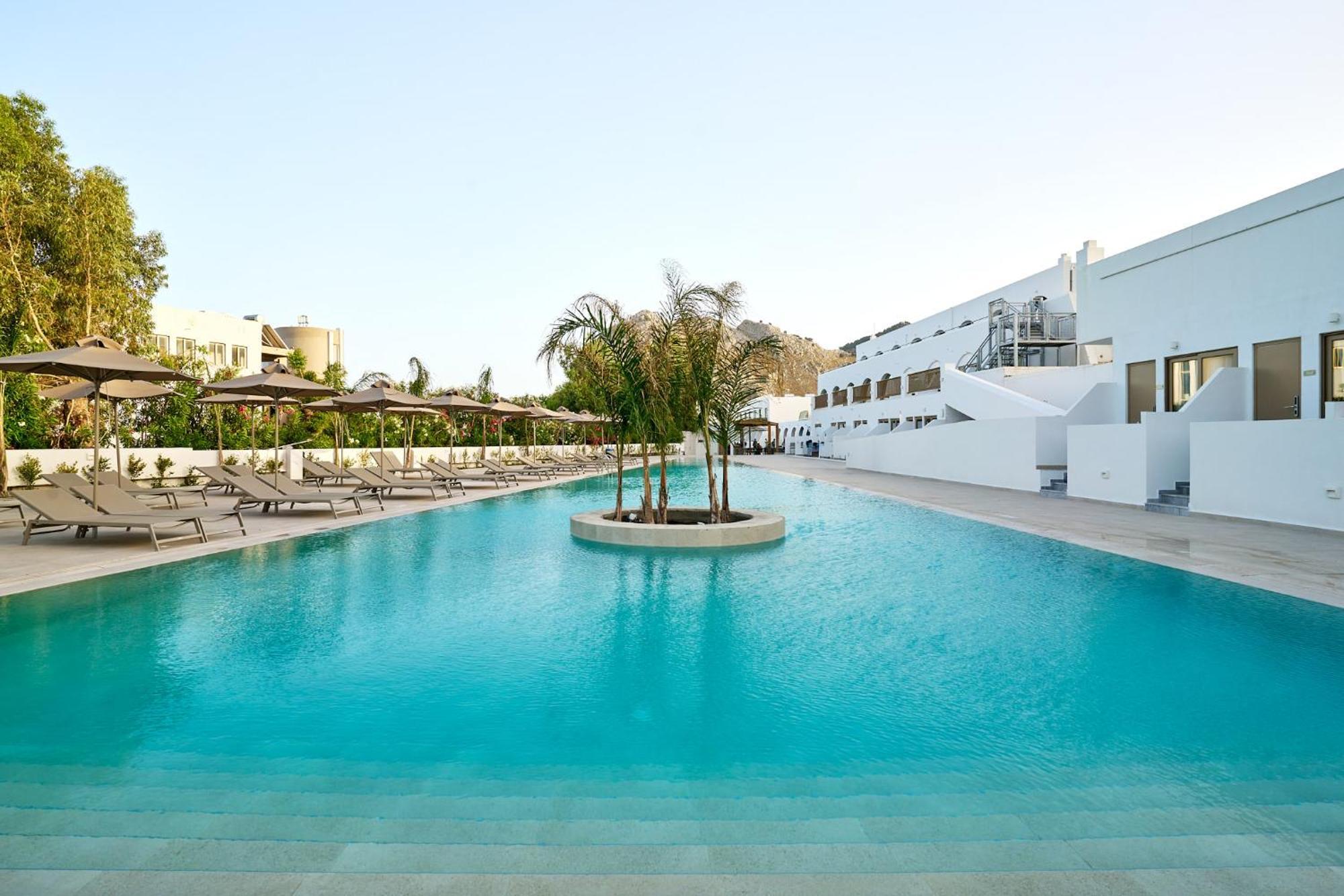 Blue Sea Island Hotel Kolymbia Exterior foto